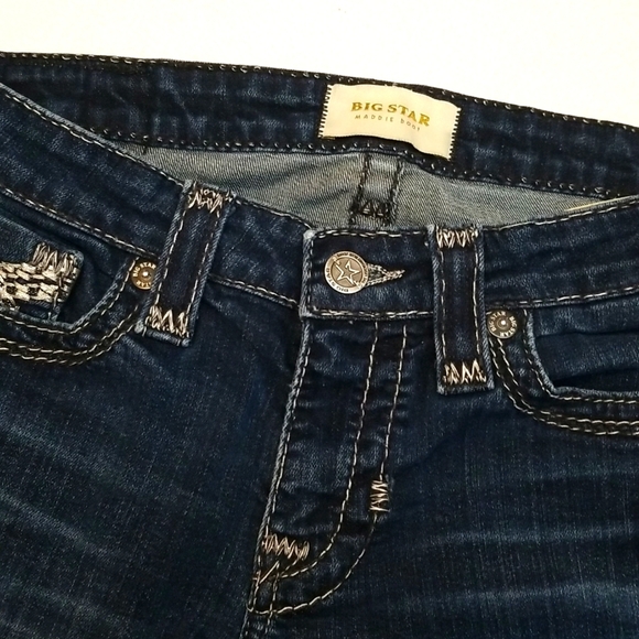 Big Star Maddie Bootcut Dark Wash Jeans - Picture 6 of 8